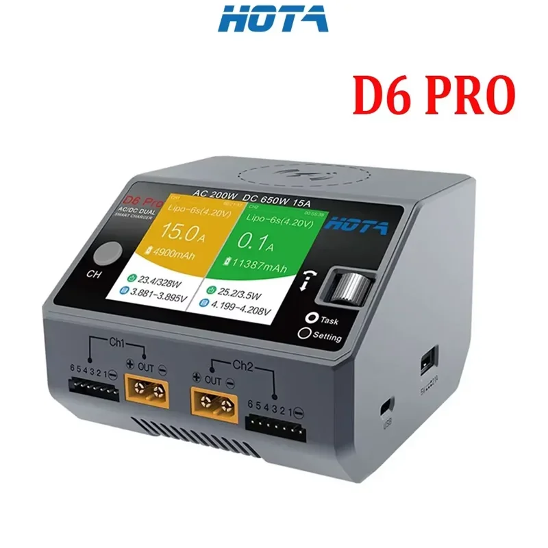 HOTA D6 Pro – podwójna ładowar – Fpv Drone Charger recenzja i cena