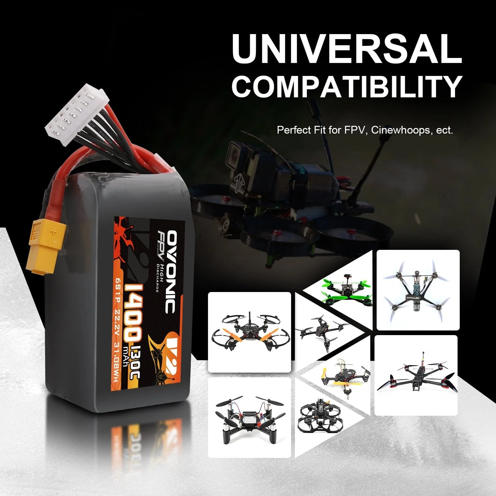 Akumulator LiPo Ovonic 6S 22.2 – Fpv Drone Goggles recenzja i cena